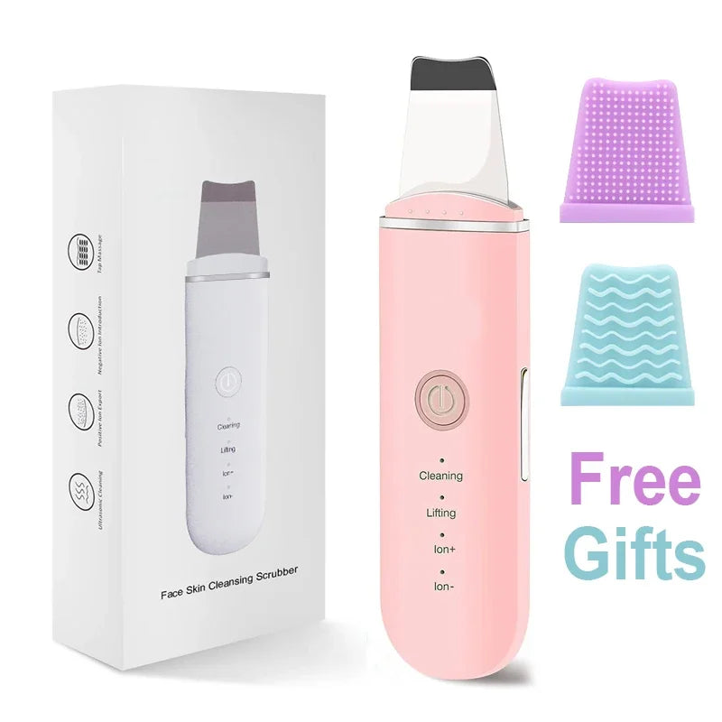 Revitalize Your Skin with the Ultrasonic Skin Care Spatula - Blackhead Remover & Facial Exfoliation Tool